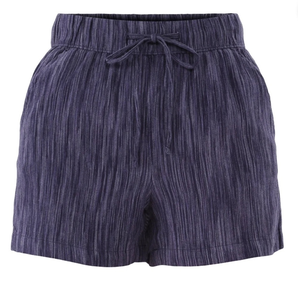 Time and Tru Women's Linen Blend Pull On Shorts